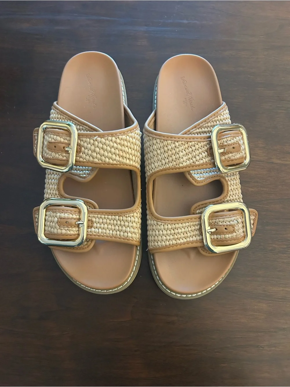 Women’s Universal Thread Collin Double-buckle slide sandal